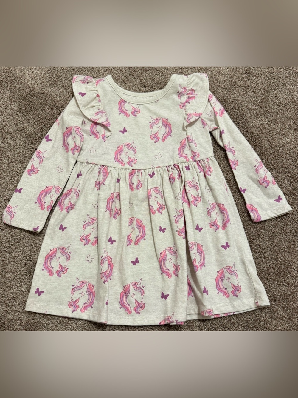 Long Sleeve Unicorn Dress